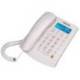 TELEFONO DAEWOO SOBREMESA PANTALLA RETROILUMINADA MANOS LIBRES COLOR BLANCO