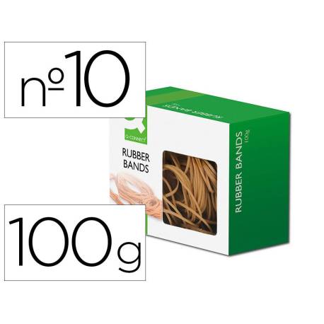 GOMILLAS ELASTICAS Q-CONNECT 100 GR TAMAÑOS SURTIDOS