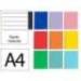 CUADERNO ESPIRAL LIDERPAPEL A4 MICRO WITTY TAPA DURA 120H 90GR HORIZONTAL 8MM 5 BANDAS 4 TALADROS COLORES SURTIDOS