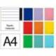 CUADERNO ESPIRAL LIDERPAPEL A4 MICRO SMART TAPA BLANDA 80H 75GR HORIZONTAL 7MM DOBLE MARGEN 4 TALADROS COLORES