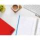 CUADERNO ESPIRAL LIDERPAPEL A4 MICRO SMART TAPA BLANDA 80H 75GR HORIZONTAL 7MM DOBLE MARGEN 4 TALADROS COLORES