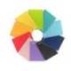 CUADERNO ESPIRAL LIDERPAPEL DIN A5 WITTY TAPA DURA 80H 90GR RAYADO HORIZONTAL 8MM CON MARGEN COLORES SURTIDOS