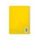 CUADERNO ESPIRAL LIDERPAPEL DIN A5 WITTY TAPA DURA 80H 90GR CUADRO 4MM CON MARGEN COLOR AMARILLO