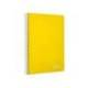 CUADERNO ESPIRAL LIDERPAPEL DIN A5 WITTY TAPA DURA 80H 90GR CUADRO 4MM CON MARGEN COLOR AMARILLO