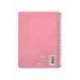 CUADERNO ESPIRAL LIDERPAPEL DIN A5 WITTY TAPA DURA 80H 90GR CUADRO 4MM CON MARGEN COLOR ROSA