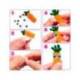OJO ADHESIVO LIDERPAPEL 10 MM CON PUPILA DE COLOR Y PESTAÑA DE COLOR PACK DE 33 UNIDADES