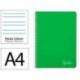 CUADERNO ESPIRAL LIDERPAPEL DIN A4 WITTY TAPA DURA 80H 90GR PAUTA 3,5MM CON MARGEN COLOR VERDE
