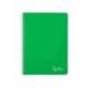 CUADERNO ESPIRAL LIDERPAPEL DIN A4 WITTY TAPA DURA 80H 90GR PAUTA 3,5MM CON MARGEN COLOR VERDE