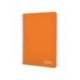 CUADERNO ESPIRAL LIDERPAPEL DIN A4 WITTY TAPA DURA 80H 90GR PAUTA 2,5MM CON MARGEN COLOR NARANJA