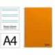 CUADERNO ESPIRAL LIDERPAPEL DIN A4 SMART TAPA BLANDA 80H 75GR PAUTA 3,5MM CON MARGEN COLOR NARANJA