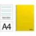 CUADERNO ESPIRAL LIDERPAPEL DIN A4 SMART TAPA BLANDA 80H 75GR PAUTA 3,5MM CON MARGEN COLOR AMARILLO