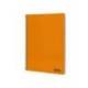 CUADERNO ESPIRAL LIDERPAPEL DIN A4 SMART TAPA BLANDA 80H 75GR PAUTA 2,5MM CON MARGEN COLOR NARANJA