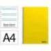 CUADERNO ESPIRAL LIDERPAPEL DIN A4 SMART TAPA BLANDA 80H 75GR PAUTA 2,5MM CON MARGEN COLOR AMARILLO