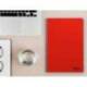 CUADERNO ESPIRAL LIDERPAPEL DIN A4 SMART TAPA BLANDA 80H 75GR RAYADO HORIZONTAL CON MARGEN COLOR ROJO