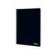 CUADERNO ESPIRAL LIDERPAPEL DIN A4 SMART TAPA BLANDA 80H 75GR RAYADO HORIZONTAL CON MARGEN COLOR NEGRO