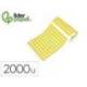 GOMETS LIDERPAPEL AUTOADHESIVO S CIRCULOS 20 MM AMARILLO ROLLO DE 2000 UNIDADES EN CAJA DE CARTON