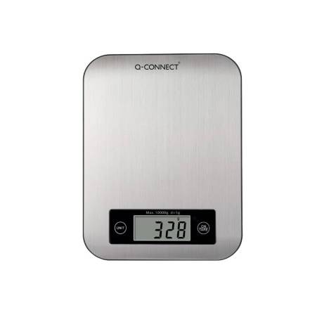 BASCULA PRECISION Q-CONNECT DIGITAL CON PANTALLA LCD PRECISION 1 GR CAPACIDAD DE 5 GR A 10 KG 215X165X16MM