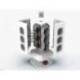 REGLETA Q-CONNECT ENCHUFE MULTIPLE 16 EN 1 CABLE 2 MT 12 TOMAS DE CORRIENTE+3 USB+1 USB TIPO C 120X120X210MM