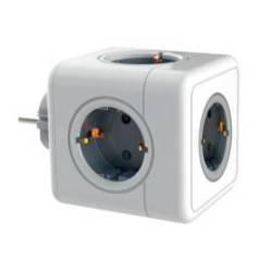 REGLETA Q-CONNECT DE CUBO ENCHUFE MULTIPLE POWER CUBE 5 EN 1 CABLE DE 1,4 MT 5 TOMAS DE CORRIENTE 75X75X112MM