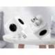 REGLETA Q-CONNECT DE CUBO ENCHUFE MULTIPLE POWER CUBE 5 EN 1 DIRECTO A PARED 5 TOMAS DE CORRIENTE 75X75X112MM