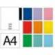 CUADERNO ESPIRAL LIDERPAPEL DIN A4 WITTY TAPA DURA 80H 90GR LISO SIN MARGEN COLORES SURTIDOS