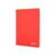 CUADERNO ESPIRAL LIDERPAPEL DIN A4 WITTY TAPA DURA 80H 90GR CUADRO 4MM CON MARGEN COLOR ROJO