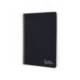 CUADERNO ESPIRAL LIDERPAPEL DIN A4 WITTY TAPA DURA 80H 90GR CUADRO 4MM CON MARGEN COLOR NEGRO