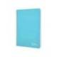CUADERNO ESPIRAL LIDERPAPEL DIN A4 WITTY TAPA DURA 80H 90GR CUADRO 4MM CON MARGEN COLOR CELESTE