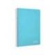CUADERNO ESPIRAL LIDERPAPEL DIN A4 WITTY TAPA DURA 80H 90GR CUADRO 4MM CON MARGEN COLOR CELESTE