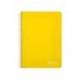 CUADERNO ESPIRAL LIDERPAPEL DIN A4 WITTY TAPA DURA 80H 90GR CUADRO 4MM CON MARGEN COLOR AMARILLO