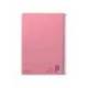 CUADERNO ESPIRAL LIDERPAPEL DIN A4 SMART TAPA BLANDA 80H 75GR CUADRO 4MM CON MARGEN COLOR ROSA