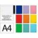 CUADERNO ESPIRAL LIDERPAPEL DIN A4 SMART TAPA BLANDA 80H 75GR HORIZONTAL 8MM CON MARGEN COLORES SURTIDOS