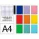 CUADERNO ESPIRAL LIDERPAPEL DIN A4 SMART TAPA BLANDA 80H 75GR CUADRO 4 MM CON MARGEN COLORES SURTIDOS