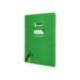 CUADERNO ESPIRAL LIDERPAPEL DIN A4 PAUTAGUIA TAPA DURA 80H 90 GR CUADRO PAUTADO 4MM COLOR VERDE