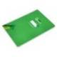 CUADERNO ESPIRAL LIDERPAPEL DIN A4 PAUTAGUIA TAPA DURA 80H 90 GR CUADRO PAUTADO 4MM COLOR VERDE