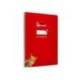 CUADERNO ESPIRAL LIDERPAPEL DIN A4 PAUTAGUIA TAPA DURA 80H 90 GR CUADRO PAUTADO 4MM COLOR ROJO