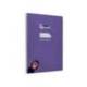 CUADERNO ESPIRAL LIDERPAPEL DIN A4 PAUTAGUIA TAPA DURA 80H 90 GR CUADRO PAUTADO 4MM COLOR LILA