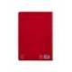 CUADERNO ESPIRAL LIDERPAPEL DI N A4 PAUTAGUIA TAPA BLANDA 80H 75 GR CUADRO PAUTADO 2,5MM COLOR ROJO