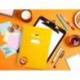 CUADERNO ESPIRAL LIDERPAPEL DI N A4 PAUTAGUIA TAPA BLANDA 80H 75 GR CUADRO PAUTADO 2,5MM COLOR AMARILLO