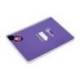 CUADERNO ESPIRAL LIDERPAPEL DI N A5 PAUTAGUIA TAPA DURA 80H 90 GR CUADRO PAUTADO 4MM COLOR LILA