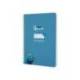 CUADERNO ESPIRAL LIDERPAPEL DI N A5 PAUTAGUIA TAPA DURA 80H 90 GR CUADRO PAUTADO 4MM COLOR AZUL
