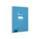 CUADERNO ESPIRAL LIDERPAPEL DI N A5 PAUTAGUIA TAPA DURA 80H 90 GR CUADRO PAUTADO 4MM COLOR AZUL