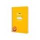 CUADERNO ESPIRAL LIDERPAPEL DI N A5 PAUTAGUIA TAPA DURA 80H 90 GR CUADRO PAUTADO 3MM COLOR AMARILLO