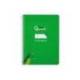 CUADERNO ESPIRAL LIDERPAPEL DI N A5 PAUTAGUIA TAPA BLANDA 40H 75 GR CUADRO PAUTADO 4MM COLOR VERDE