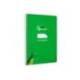 CUADERNO ESPIRAL LIDERPAPEL DI N A5 PAUTAGUIA TAPA BLANDA 40H 75 GR CUADRO PAUTADO 4MM COLOR VERDE