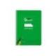 CUADERNO ESPIRAL LIDERPAPEL DI N A5 PAUTAGUIA TAPA BLANDA 40H 75 GR CUADRO PAUTADO 3MM COLOR VERDE
