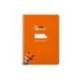 CUADERNO ESPIRAL LIDERPAPEL DI N A5 PAUTAGUIA TAPA BLANDA 40H 75 GR CUADRO PAUTADO 3MM COLOR NARANJA