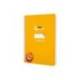 CUADERNO ESPIRAL LIDERPAPEL DI N A5 PAUTAGUIA TAPA BLANDA 40H 75 GR CUADRO PAUTADO 2,5MM COLOR AMARILLO