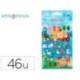 PEGATINAS IMAGINOVO CUTE ANIMALES GRANJA CON RELIEVE 190X105 MM EN BLISTER