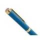 BOLIGRAFO BELIUS WILD WEST ALUMINIO COLOR AZUL MARINO DORADO TINTA COLOR AZUL CAJA DE DISEÑO